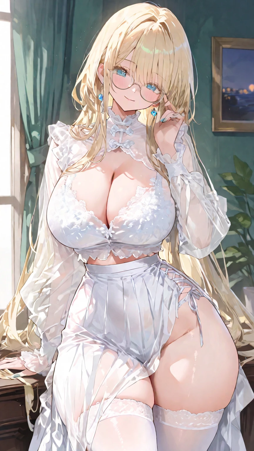 beautiful woman，folk girl，blonde with blue eyes，Wear a rococo ball gown to look elegant... Decorated with long shapes, fluffy skirt.,Beautiful rococo style evening gown with amazing details... Finished off with a long skirt with large pleats...，countryside，countryside，beautiful scenery，European Middle Ages，Smile until all your teeth are gone.，forehead，forehead exposed，very ???????????，ear ?????? ring，side waist slit，tight，((side ?????))，trousersชั้นในลูกไม้，trousers，((big ????))，(pubic bone)，(Hold your hands on your ?????...)，(Elf Princess), rift, visible ?????, Show your ???????, open ?????, I see bulging ???????,,(((large ???????:1.4,pink,The ??????? are clearly visible.....))),Navel drive,dance,dance, (((2 young women ,beautiful woman))),Revealing the skin, ((?????,???? female ????????))
