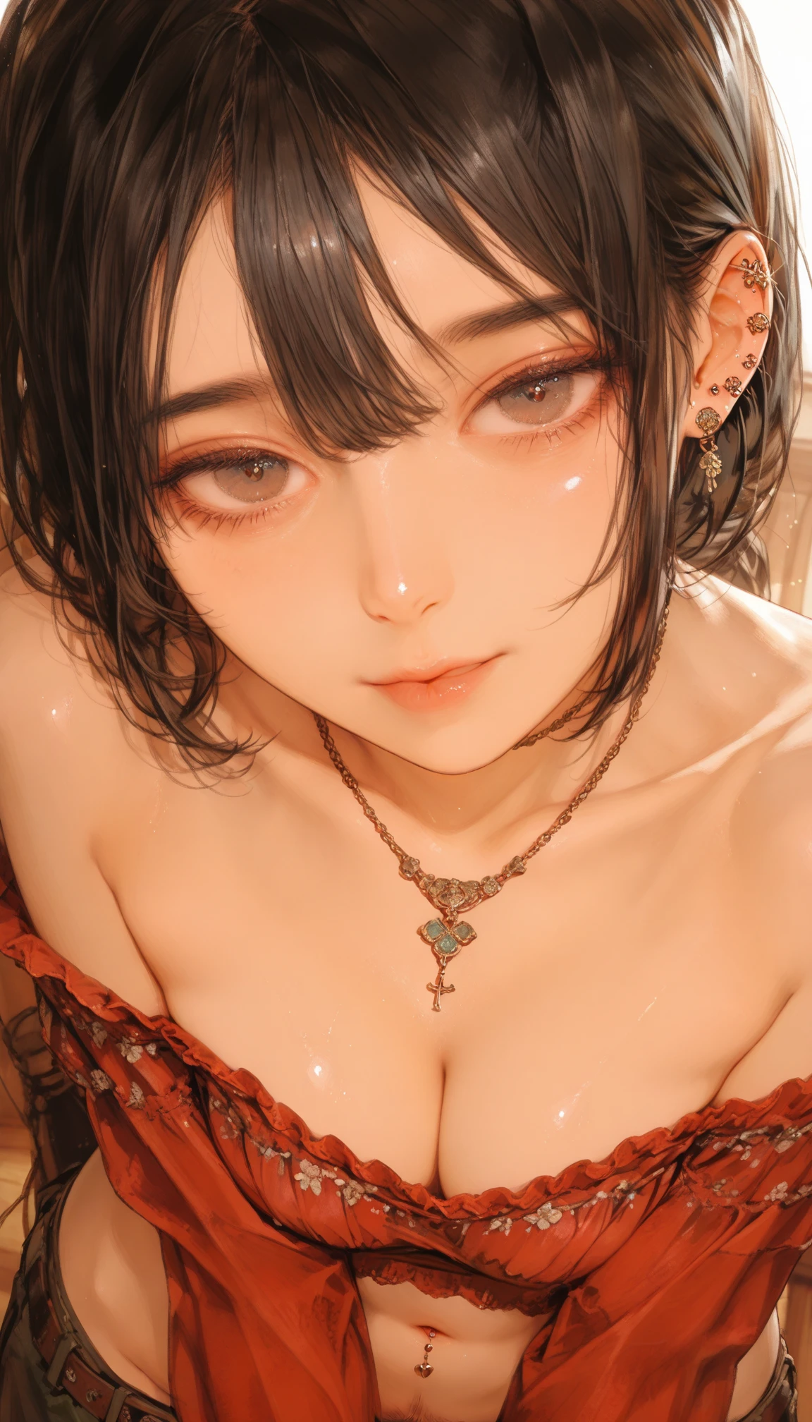 1 very cute girl、12 years old、short hair、Gray Hair、Moisturizes hair、reduce hair volume、Blue background、Upper Body、(head shot:1.5)、Eyes focus、Collared shirt、Laughter、、(8k、RAW Photos、Highest quality、masterpiece:1.2)、(Realistic、Realistic:1.3)、Hmph、The depth of the written world、Wide Light、High Contrast、(Shine:1.4)、chromatic aberration、Sharp focus、RAW color photos、Cinema Lighting、8K resolution、]