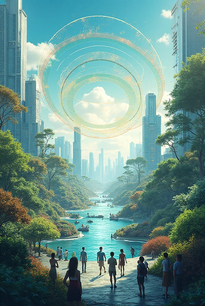 The synergy: environmental engineering + innovation, Make me images for ...