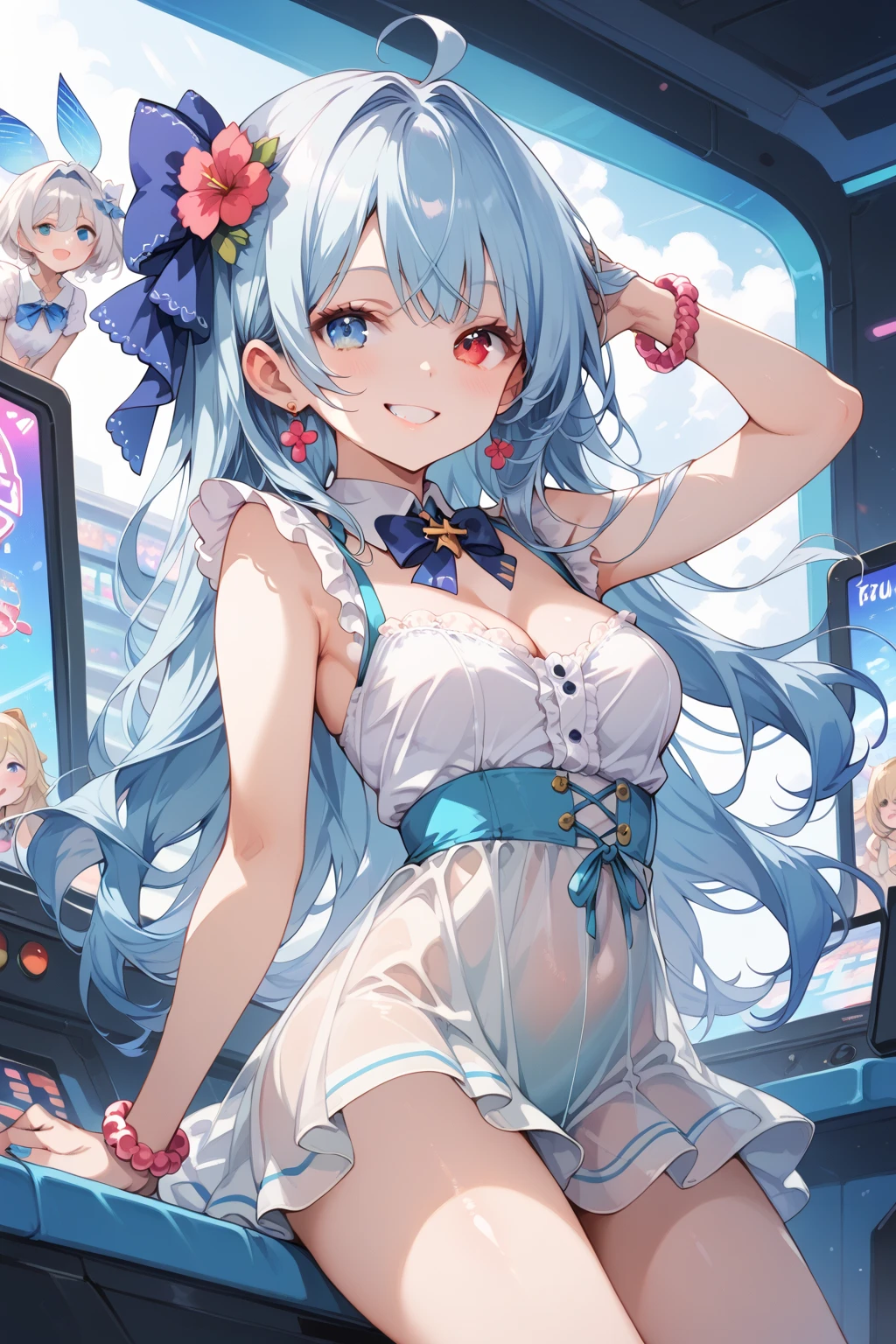 ((((No Underwear))))、(witheout panties)))、(sin pantalon)))、(without socks)))、((no  skirt)))、((without shoes)))、Carnival costumes、embarrassed from