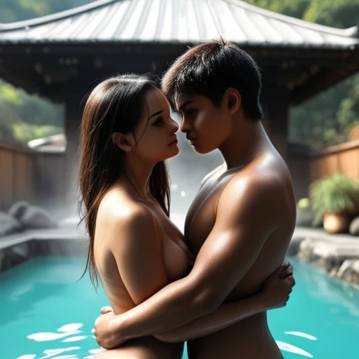 (Onsen,Justin Bieber,Dylan Christopher Minnette),2 boys hugging Justin Bieber,2 girls hugging Justin Bieber,towel,Hug each other...,Light touch,Romantic atmosphere,natural hot springs,relaxing music,water vapor rising from water,Japanese traditional bathing,Quiet atmosphere,Tranquil landscape,relaxing water,Hot spring therapy,refreshing spirit,Clean air,Hot water,Light a candle,aroma,(best quality,4k,8ก,height,Masterpiece:1.2),very detailed,(realistic,photorealistic,photo-realistic:1.37),peaceful time,Beautifully painted scenes,bright colors,soft light.