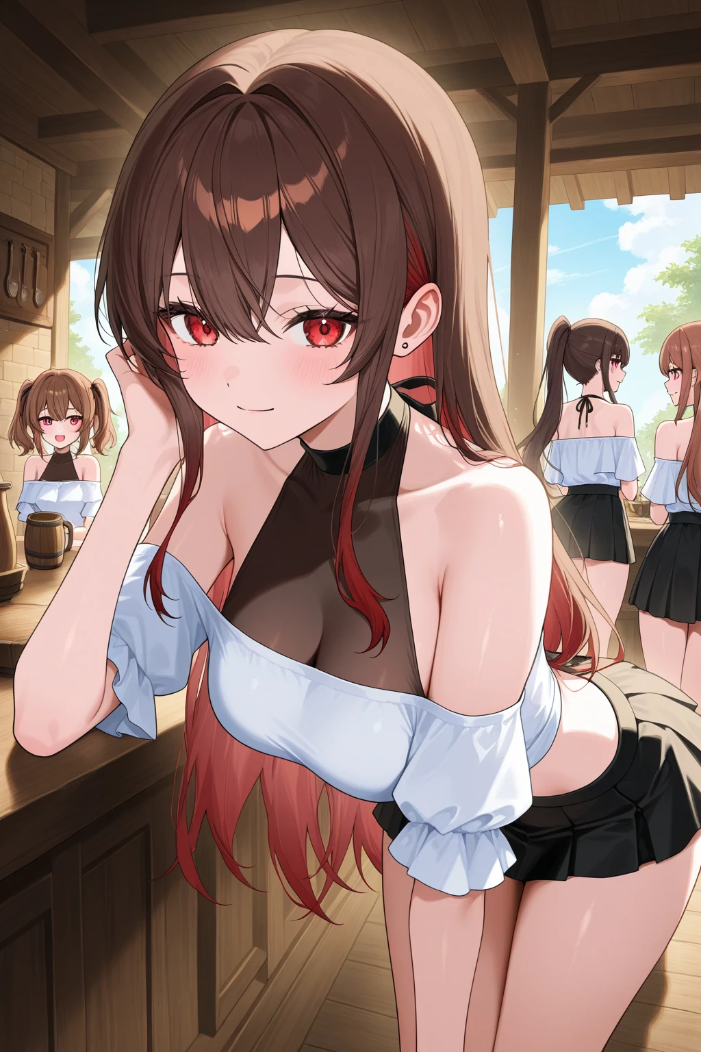 ,masterpiece,Highest quality,High resolution,Very detailed,woman,Beastman,Animal Ears,tail,Sharp Eye,tooth,Double teeth,Leather Collar,Settlement,Inside the house,Sitting,Estrus, face,(),( face),Drooling,Wet,Trembling,(slave),(training),(merchandise),auction,Human trafficking, treatment,(Have ),(Falling into Pleasure),Hollow Eyes,Admired,