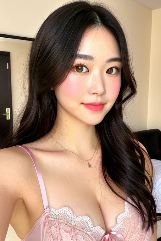 ((Best Quality, 8K, Masterpiece: 1.3)), 1girl, Slim Abs Beauty: 1.3, (Hairstyle Casual, Big Breasts: 1.2), Dress: 1.1, Super Fine Face, Delicate Eyes, Double Eyelids, Smile, Home