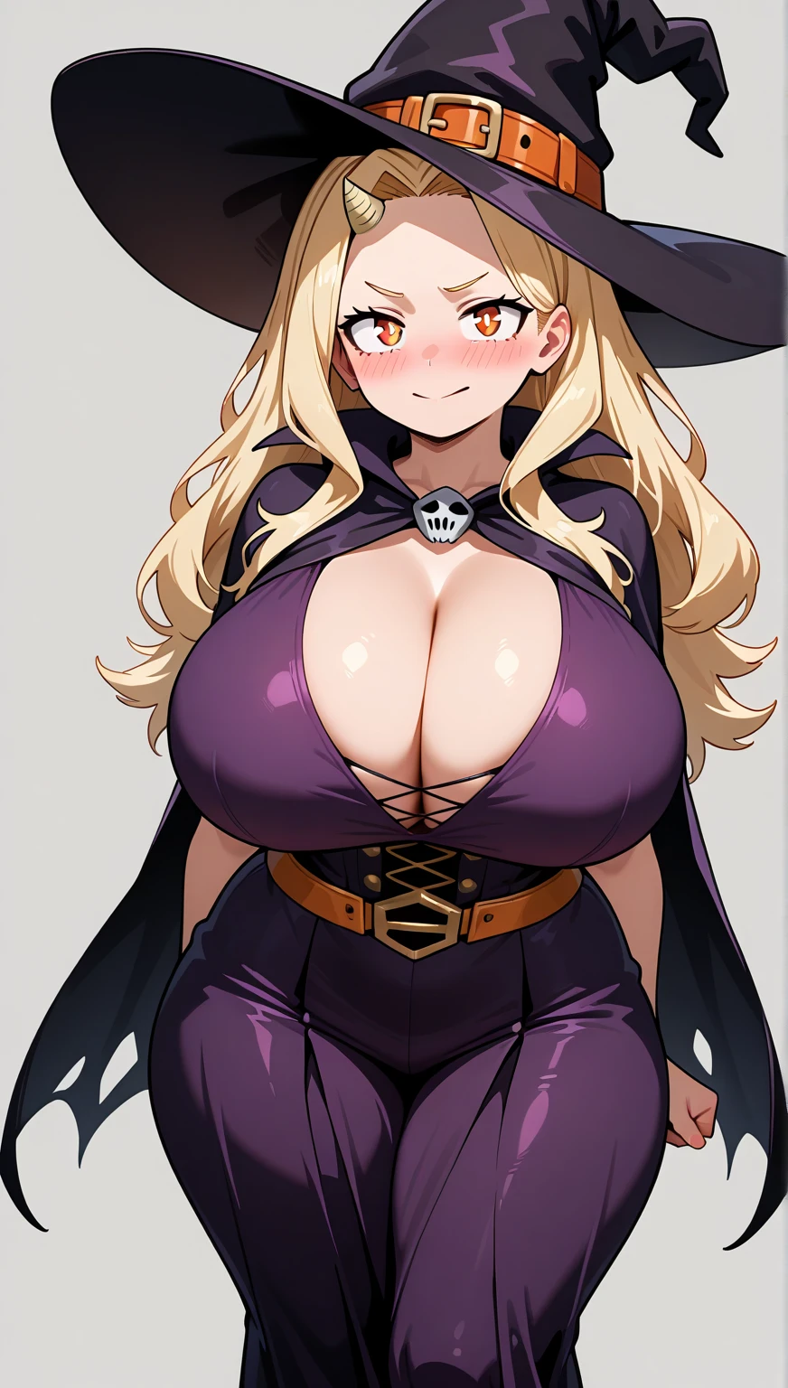 high-level image quality、top-quality、Beautuful Women、1 persons、ssmile、embarassed expression、pony tail hair、swim wears、knee high、Halloween Party、Halloween Cosplay、cinematlic lighting、Beautiful and perfect legs, Clean and perfect hands、Lots of jack-o'-lanterns,large full , ((1 Beautiful Witch)), ((Blonde hair, long wavy hair with bangs,,,,,,,,,,,,,,,,,,)) (((Witch 1 person, Soio))) )) ((sixteen years old)) blue eyes, Have a very  body, Narrow waist, And a very  body,(thighs thighs thighs thighs:1.45)、(large full :1.4)、(barechested:1.1)
