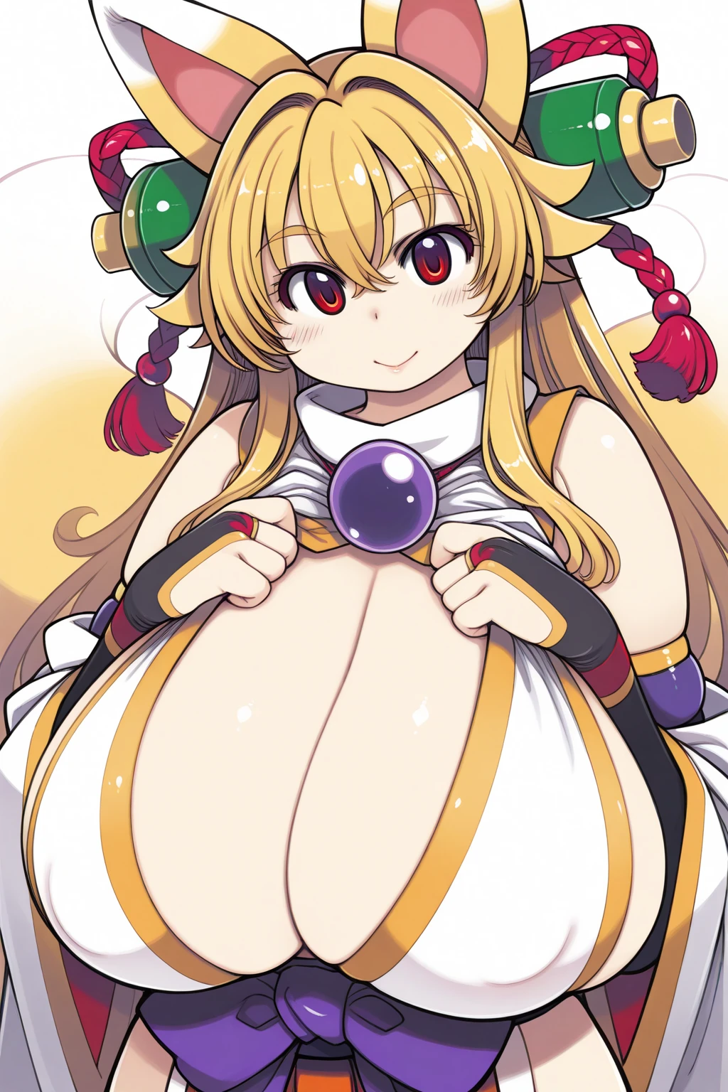 (8K、ultra high resolution、highest quality、masterpiece、realistic、ultra high resolution)、(looking at the viewer, alone, smile, Thighhighs, white boots, whole body,,(????),(((????))),(take off), (beautiful ???????????: 1.2), (I can see your ???????: 1.4), (?????), (((very thick thighs))),wide ????, Beautiful and thick thighs, huge round ???, Beautiful huge natural ???????, Shiny and oily ???????, (??????: 1.5),(Are standing/Are standing in honor),(take off:1.5),beautiful hair, beautiful face, fine and beautiful eyes, beautiful clavicle, beautiful body, beautiful feet, beautiful fingers, 
(beautiful scenery), evening,  Are standing, (smile), (from below:1.5),(visibility is low:1.5), (((No panties, ???????? visible))),hairs between eyes, crossed bangs,Bangs straight,