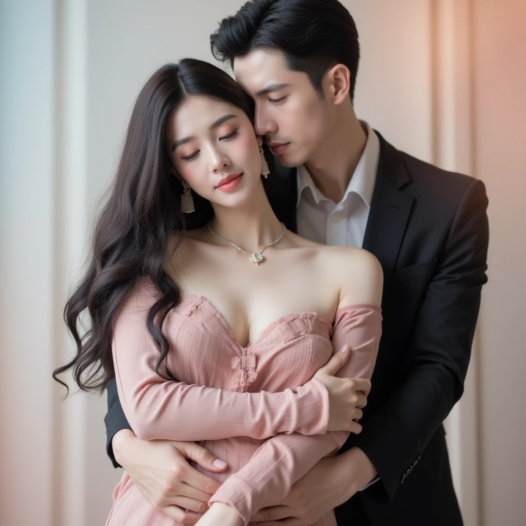 The cover of a romantic drama book with the title: "the world after us" and put something on the cover that resembles a silver necklace