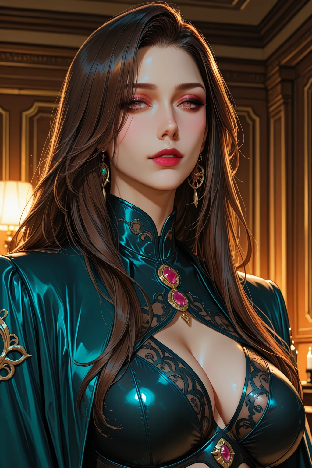 Seductress, big boobs, realistic