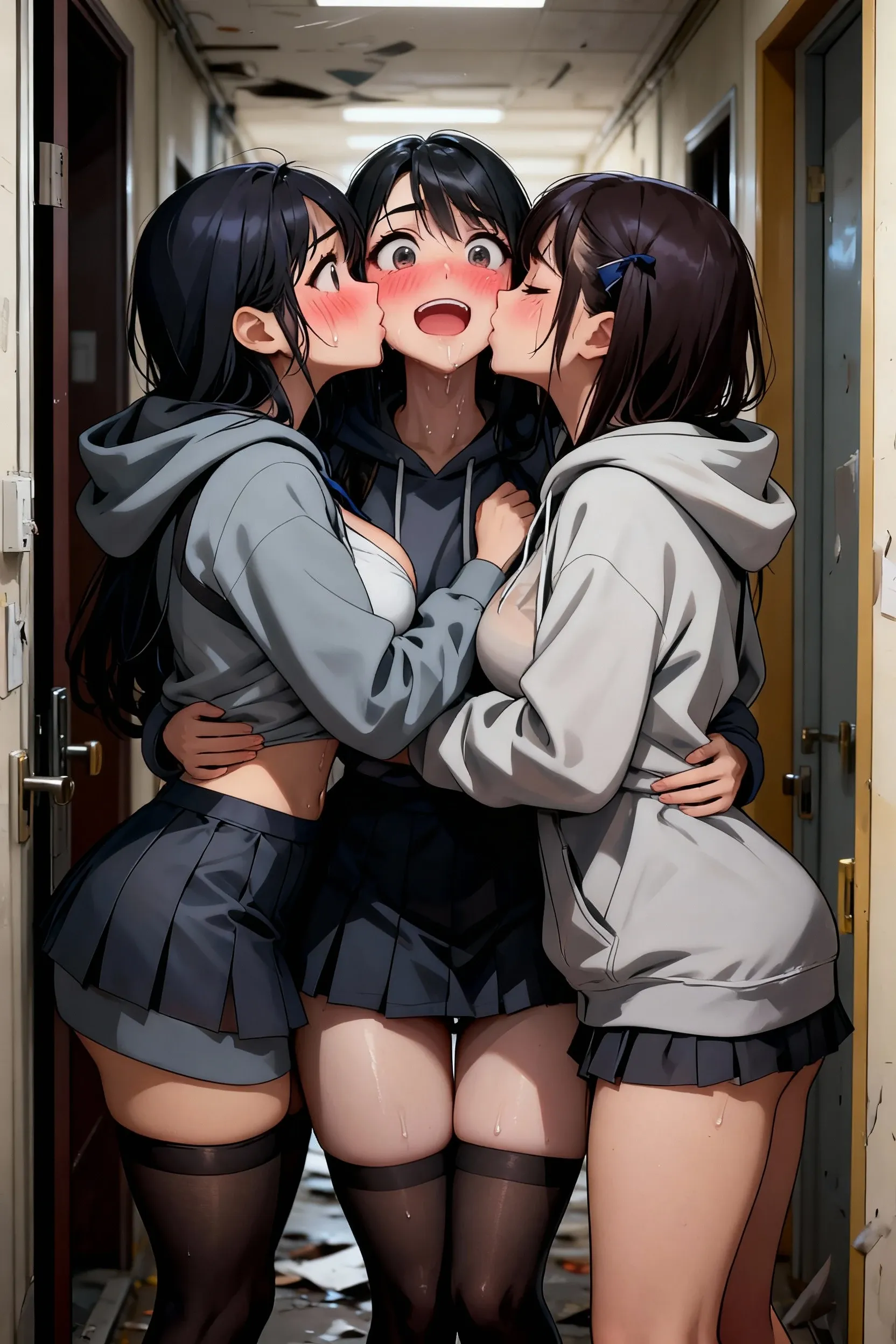 POV, three women ????????? beside each other ????? presenting their tight wet puffy ??????? and soft plump asses to me so I can breed them, all three women have ????????????? and look incredibly ????? 