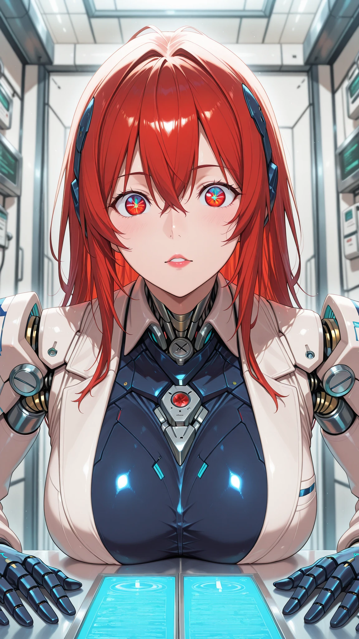 Lisa,,,,,,1 woman ,,,, 2000s (style)、Anime Coloring,,,,,,, Cyborg lying on operating table, Eye Reflexes, Moist eyes, A doctor who performs surgery on a cyborg's body, Bear machine body,、
,,(masterpiece:1.3)、(top quality:1.super detailed)、、、,,,Maximum detailed textures、Maximum detail and realistic skin、very detailed、 super sharp 、 8K resolution、、lipstick、,,,,