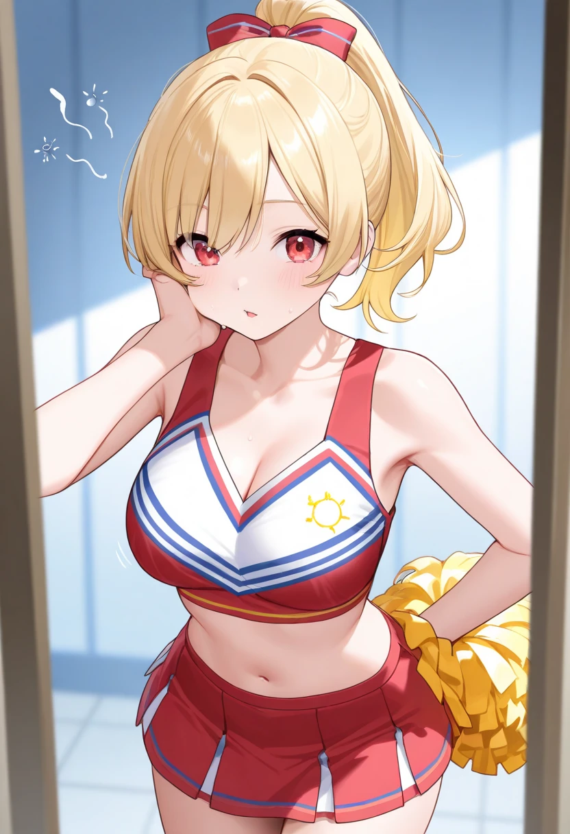 Une femme, 25 ans, UHD, HD, 8k, 4k, masterpiece, mangas, cheveux longs, cheveux multicolores, details, mince, Son Goku, super guerrier, combattant, planete Namek, ball of energy