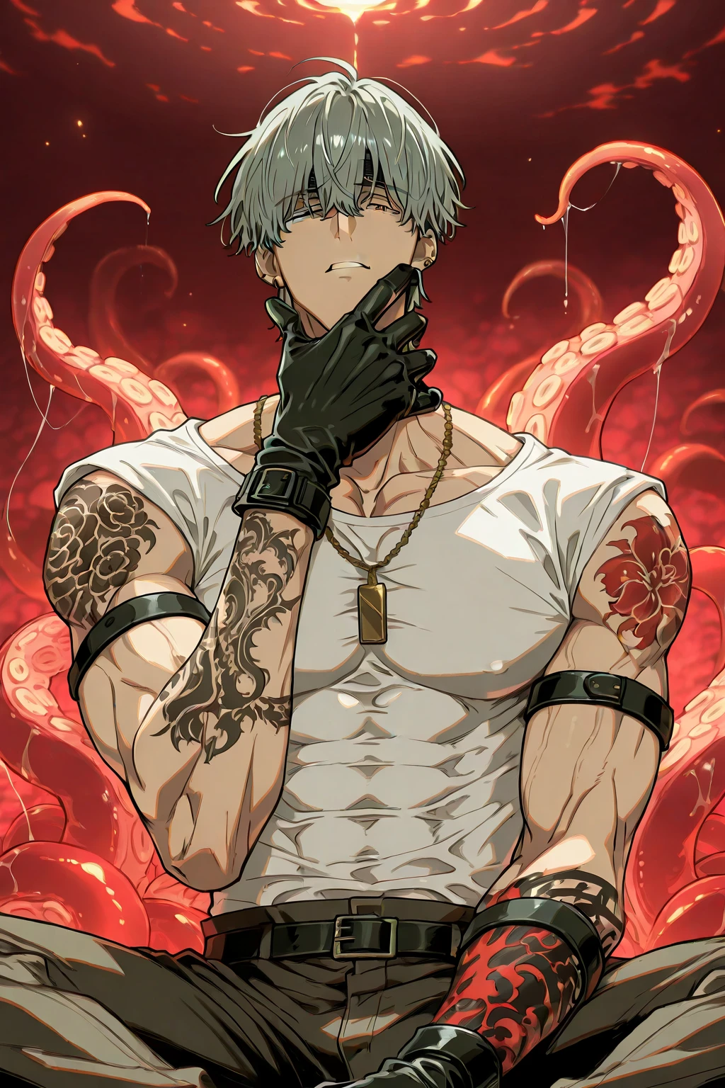 ((Cuntboy)),(()), ((tentacles)), (torn clothes))), ((big breasts))