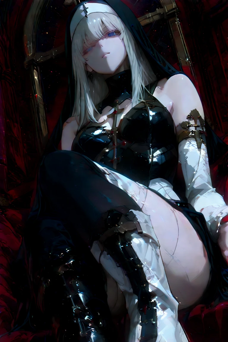 beautiful vampire girl, smile, bat wings, small bikini