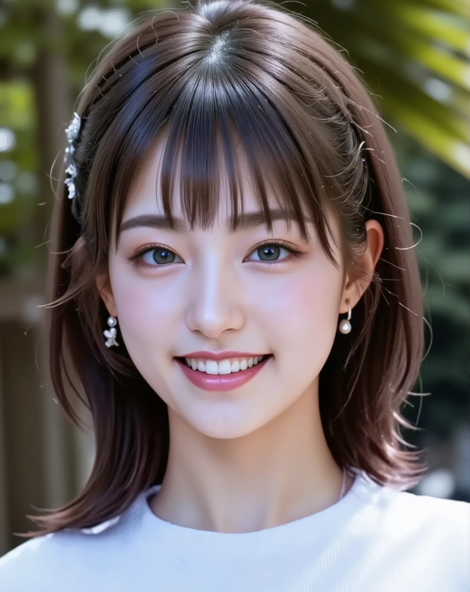 {{small breasts:Single High School Girl:Smile Yan:18age::(big double eyelids):(mascara),(long lashes):{{Lacrimal sac}}:(red cheeks):(Full bangs}:{princess cut}:{straight,My short hair},{{small white earrings:2.0}}
