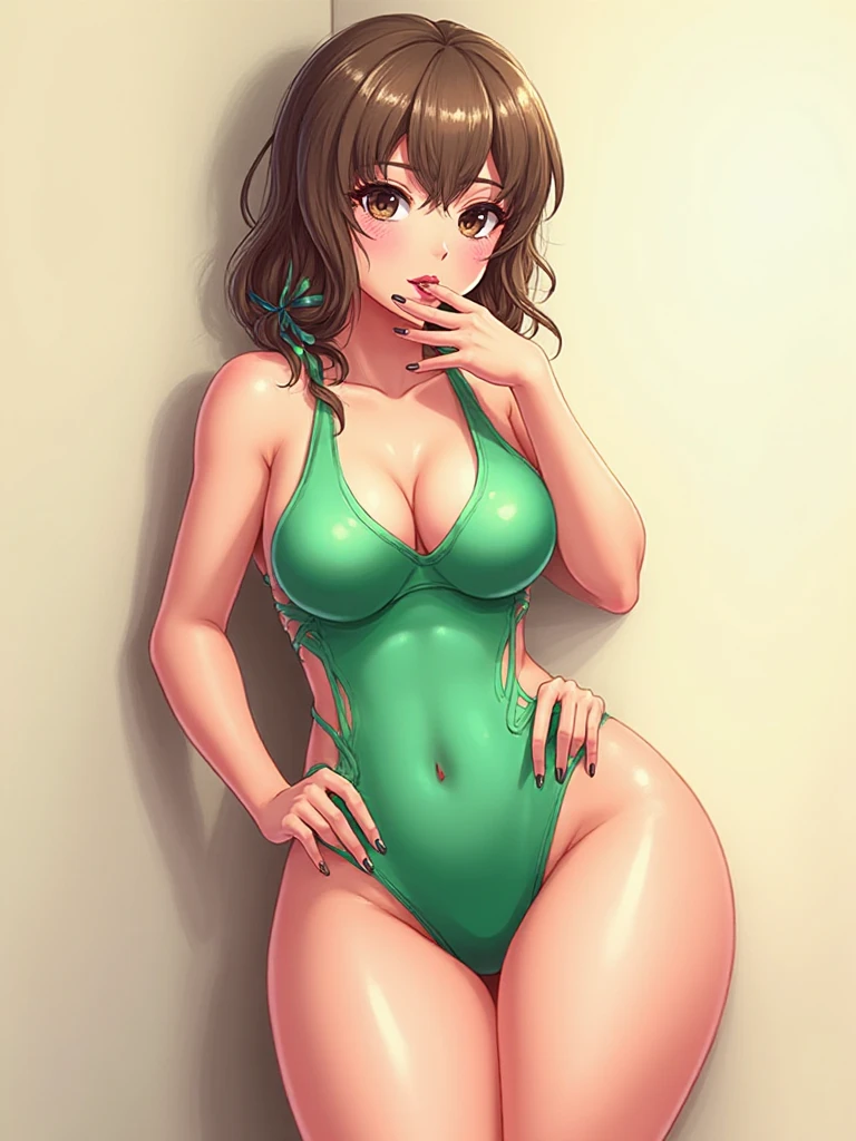 (melhor qualidade:1.3), (qualidade 4K), toph por avatar, ((Rosto detalhado)),((sorrir)), ((body curvy)), (peitos grandes), clivagem, sexy, ((sala de aula)), (((big, curvy peito))),  (( verde fio dental) )It is, na barriga, Mentindo, , AFB-lora, coxas grossas, 1 garota, Sozinho, travesseiro, olhando para o espectador, looking back,  ((obra de arte, melhor qualidade)), absurdos, high resolution, Correia, HM2B, toupeira sob a boca,