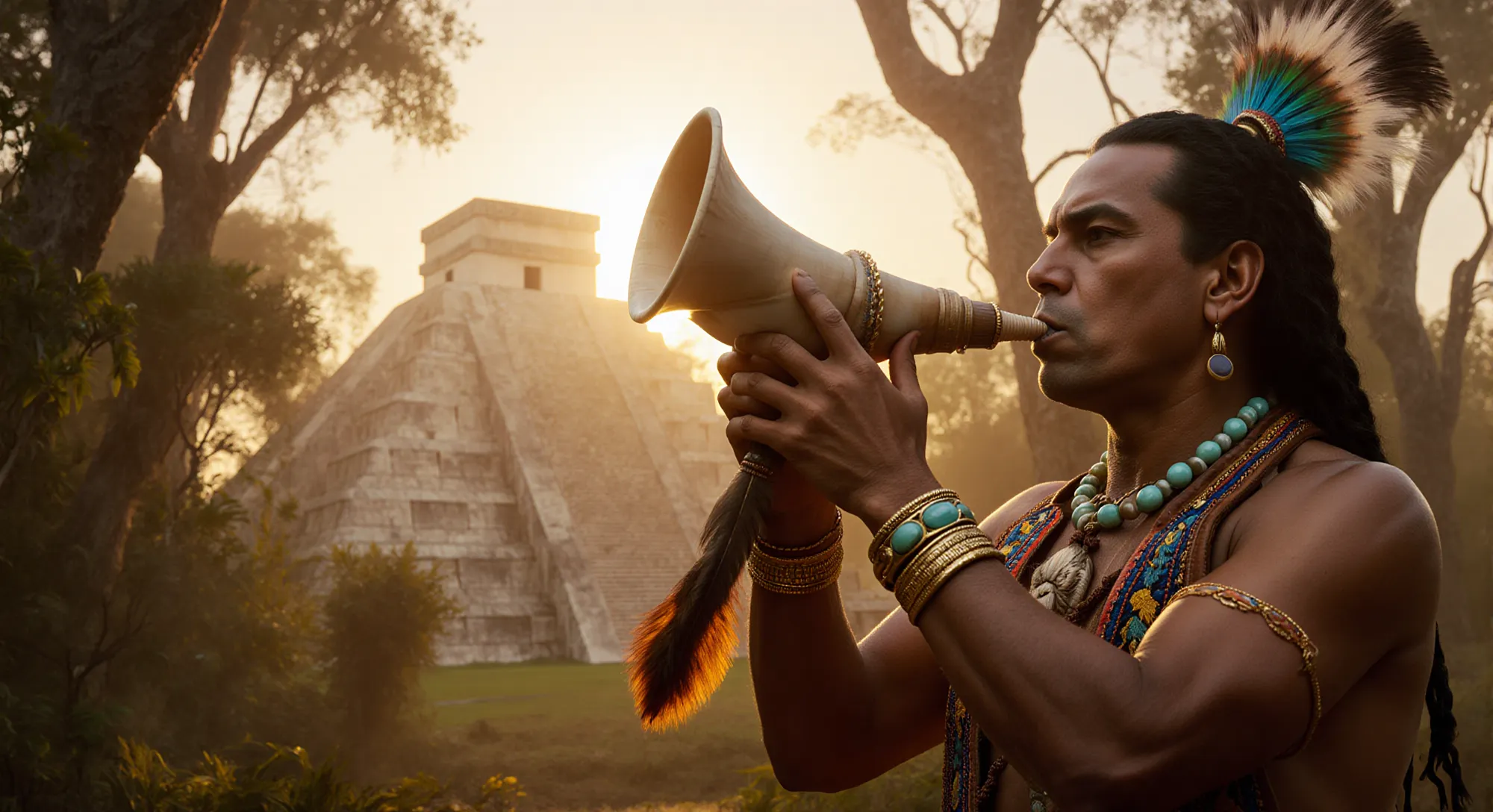 Sacerdote Maya Hiperrealista