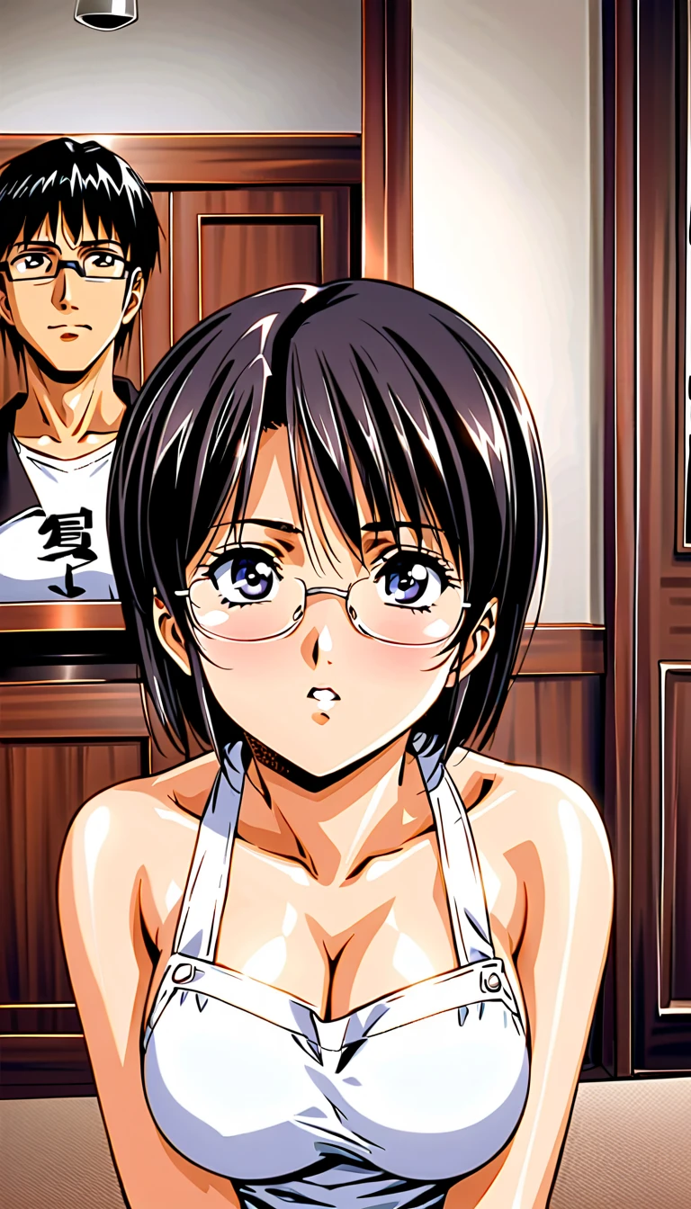 (((()))),((((character:asakura minami:1.4)))),((masterpiece)),((highest quality)),,Super detailed,(thin entire outline),enlightenment,,1girl,solo,black hair,medium hair,black eyes,small nose,perfect body,beautiful body,beautiful character design,perfect eyes,perfect face,(happy,smile:1.2),small open mouth,perspiration,wallpaper,ultra high resolution,8k,photo shoot,(beautiful large breast:1.2),beautiful legs,perfect feet,beautiful skin,fair skin,smooth skin,official style,official art,make a screen cap,male have ,hetero, with a man,outdoor,((home garden)),sunshine,bright lighting,(),(((on delivery chair))),close up crotch area,peace sign,((((high quality realistic :1.2)))),((((high quality realistic :1.2)))),((biggest ,urethral hole, minora:1.3)),((((wide spread ,vaginalprolapse:1.3)))),(((peeing:1.2))),