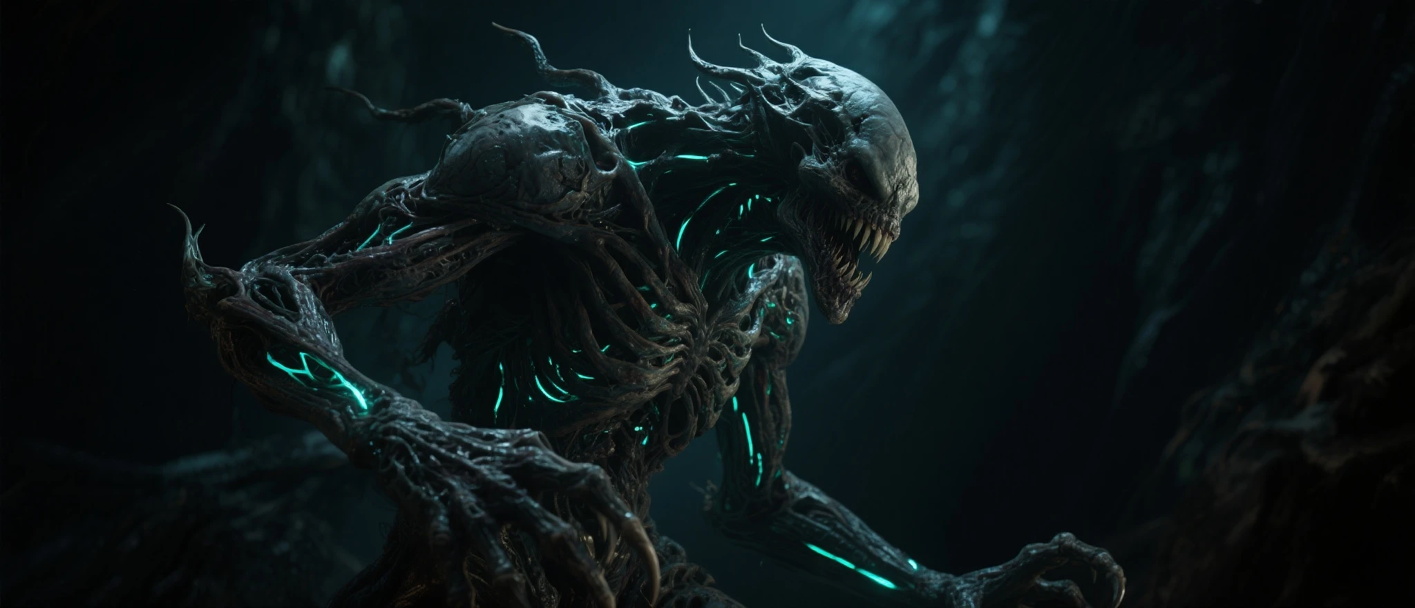 Translucent ethereal aliens，中景 the scene is，Full body like， highly detailed surreal vfx，oc rendered，