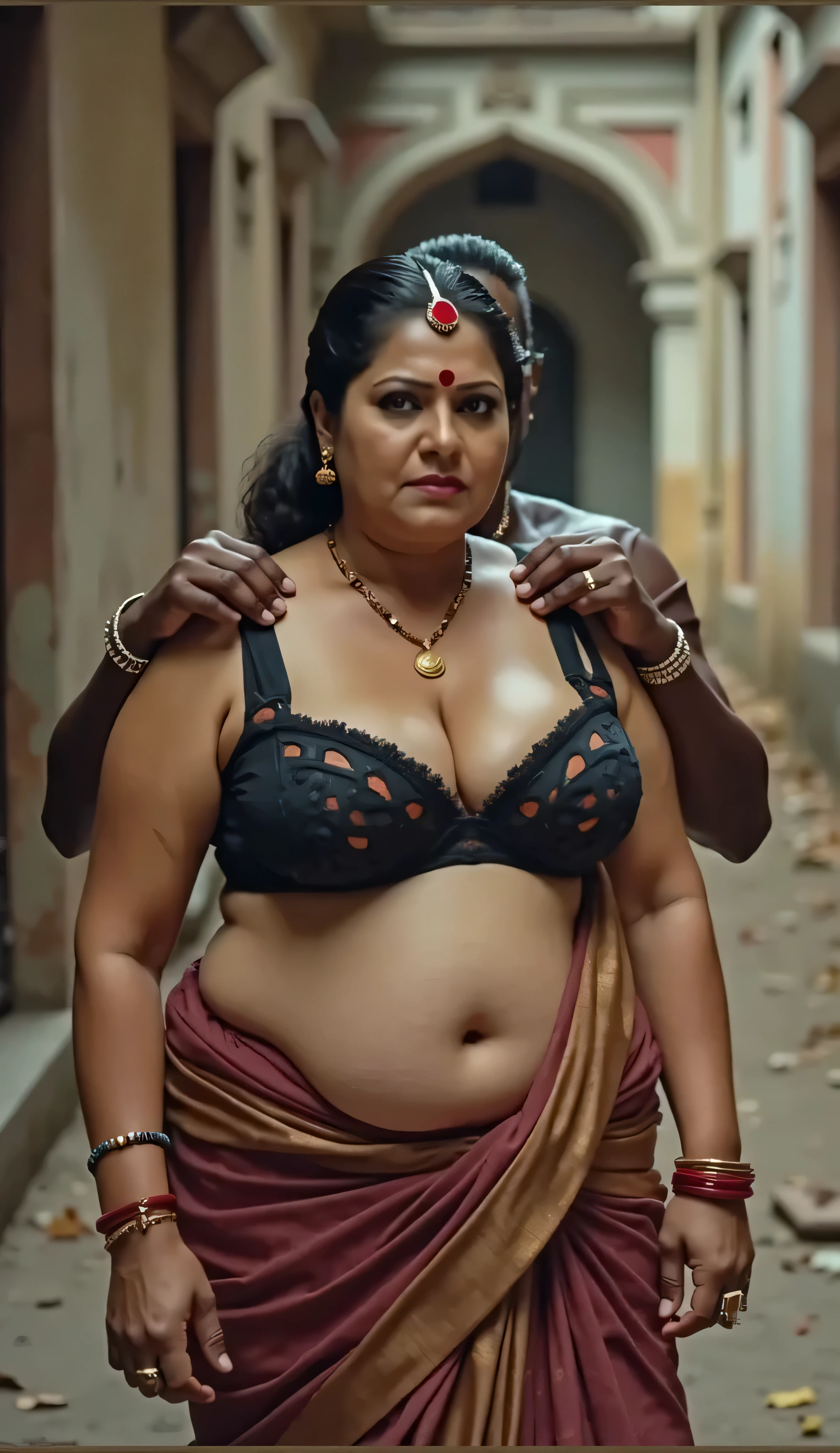 Keep the entire image exactly the same and enhance only the woman’s face.
Make her facial details sharp, clear, and high-quality. Improve natural skin texture,
enhance eyes, and increase focus with balanced lighting.
Do not change any other part of the image. Only make the woman’s face appear
high-definition, realistic, and clearly visible in the camera.