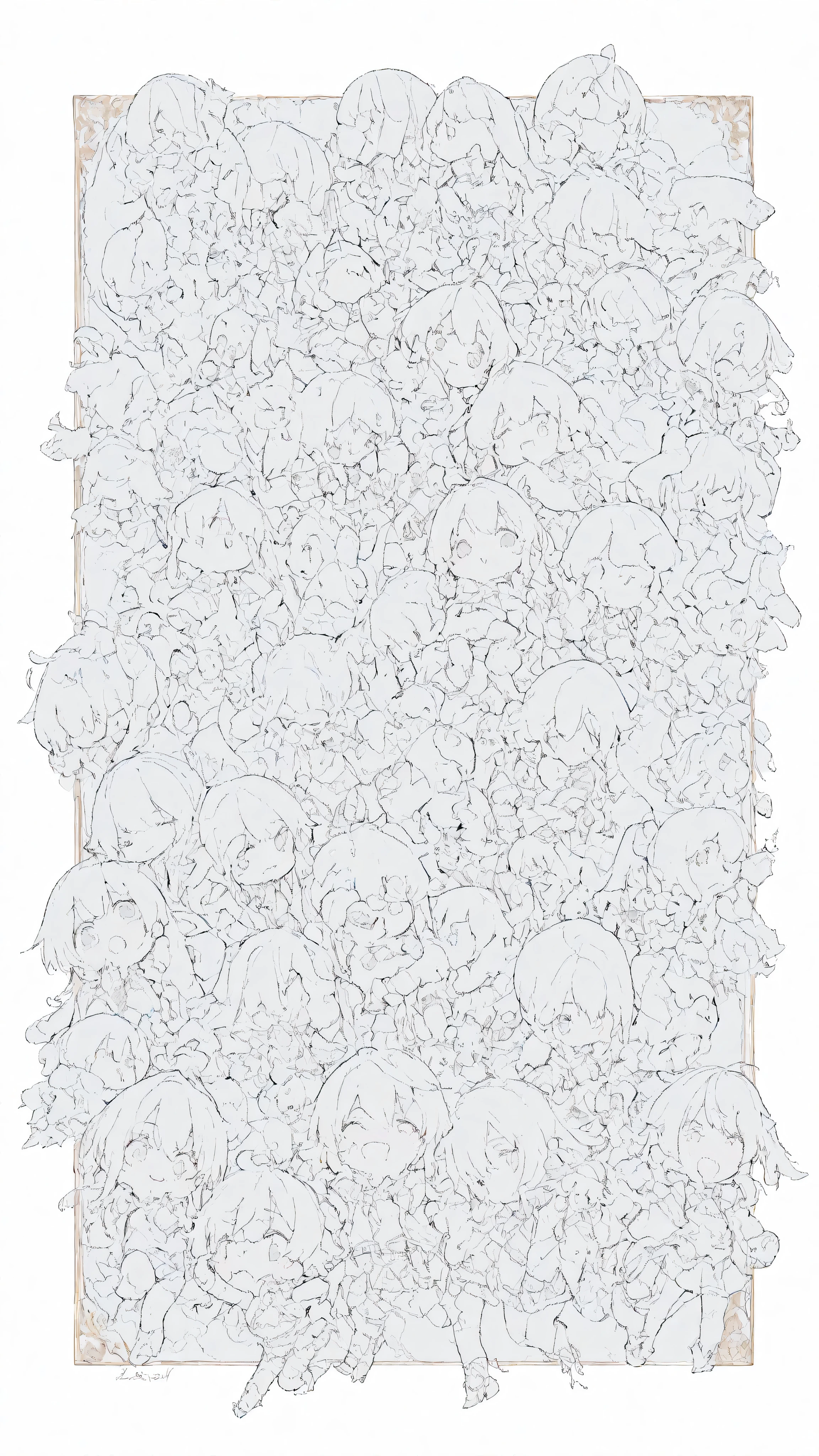 flat art, flat color,denkistyl3,1 girl,chibi