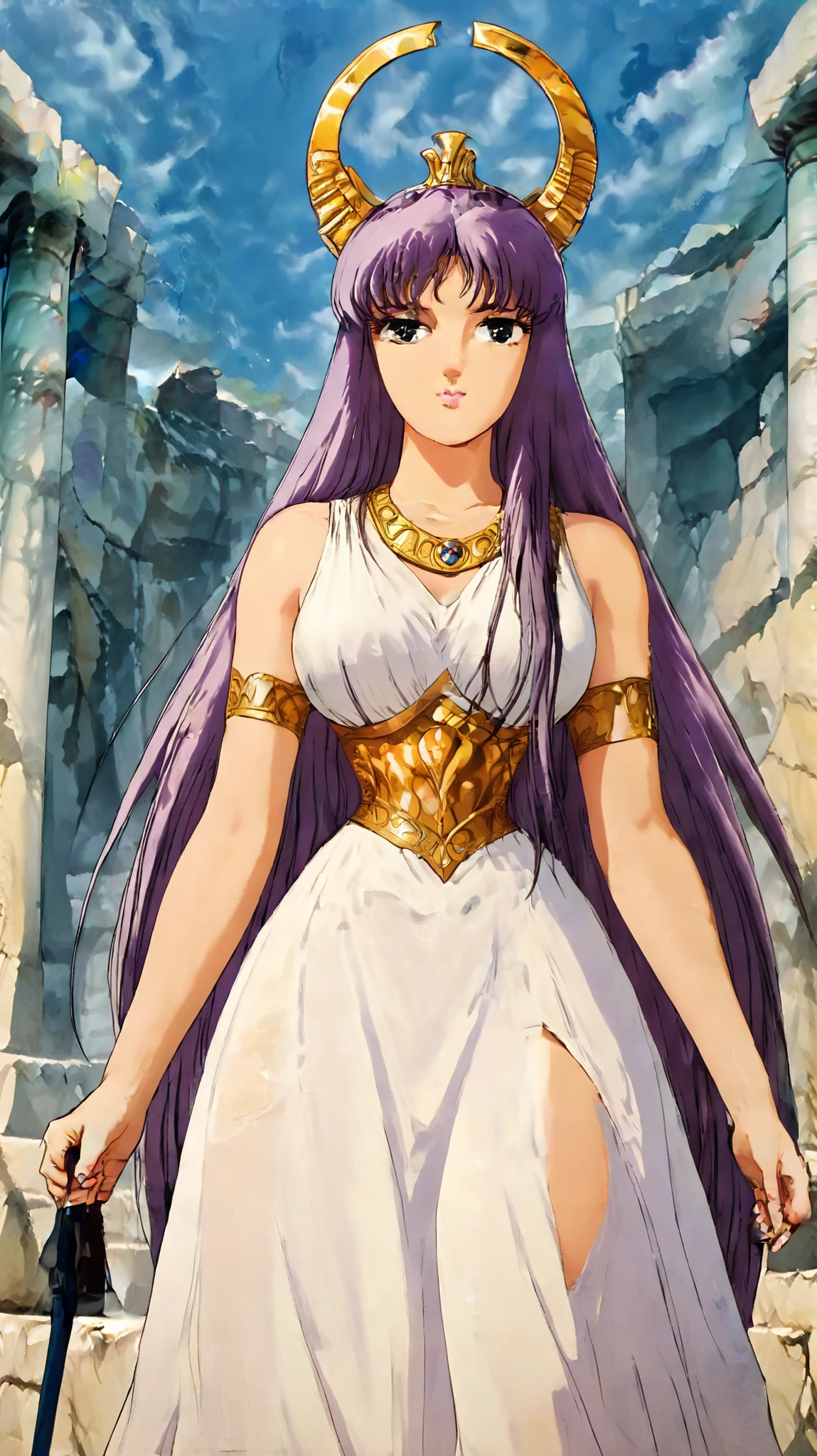 An Athena God in her temple