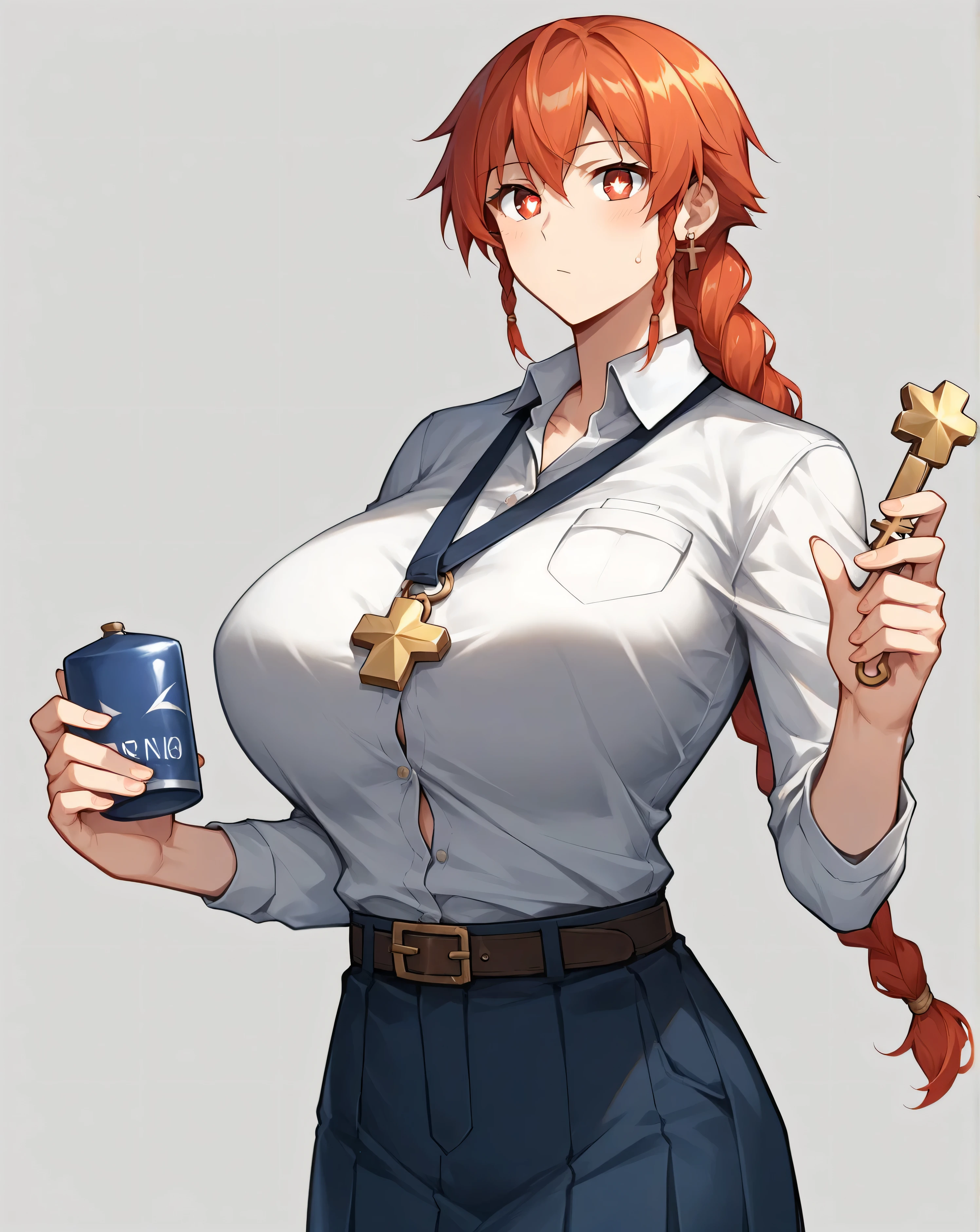 Yagogoro Erin,1Girls, alone, alternative _Costume, contemporary, single_braid, cross
<Laura:Yagogoro_Erin_Picture2417_2023-12-20-000010:1>,Star Shape _Eyes,Pictograms_Eyes,. meme,main illustration, vibrant, Anime Studio,won, professional, audience is highly detailed, High Budget , Cinemascope movie, Big Boobs, Impossible Clothes, Chest Tight,