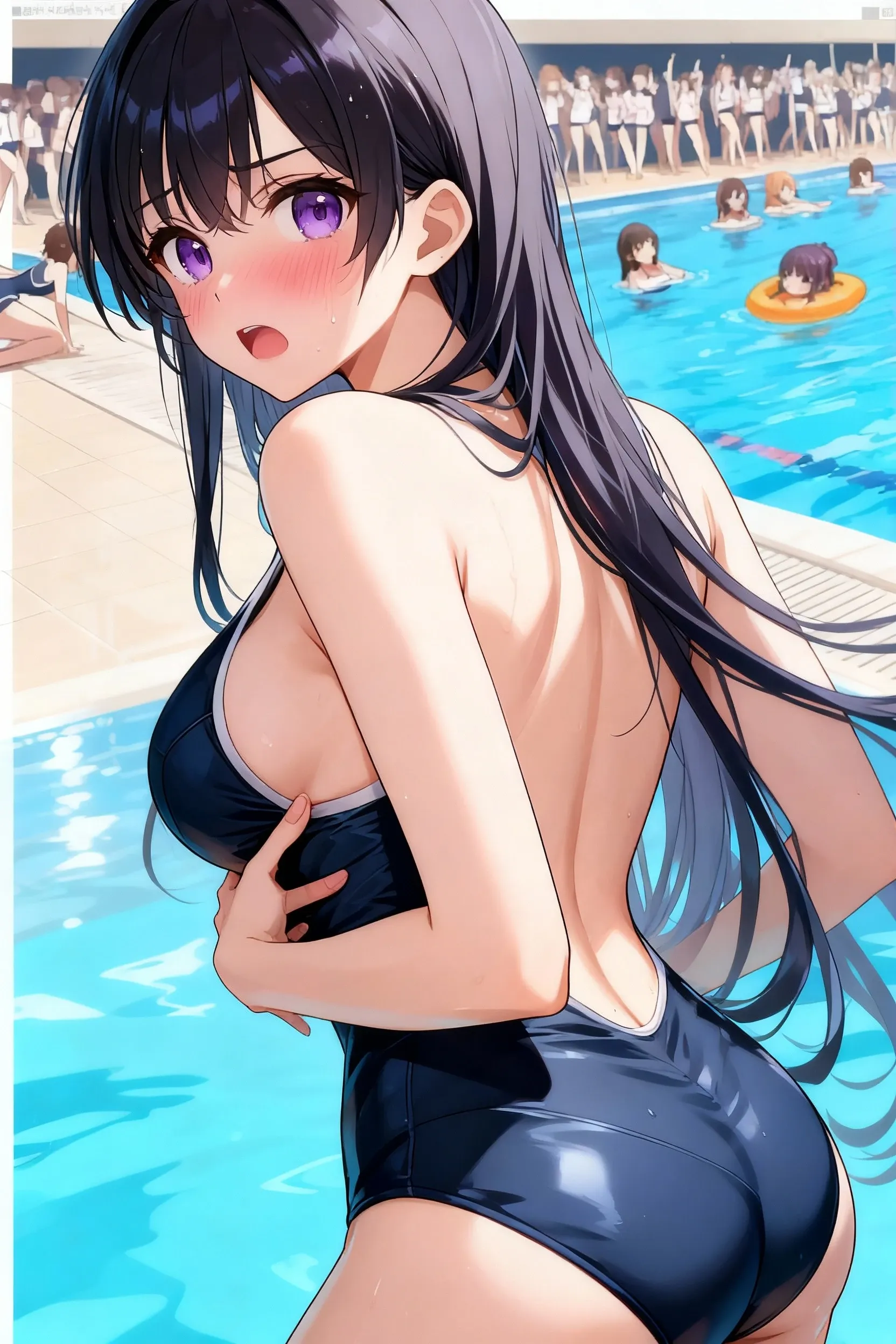 {{{{{16k, Camera angles close to face and }}}}}, {{{{{Her body and  appeal are at their peak and she exudes an overwhelmingly  aura She kneels with her eyes upward drooling from the tip of her slender tongue and sticking out her tongue lovingly and skillfully caressing the  in front of her, transforming a Japanese girl into her facial rank to the SSS rank of top-notch pretty actresses, She's in a cylindrical aquarium filled with female hormone fluid with a control panel that allows her to change the shape and appearance and personality of the girl inside at will, When the control panel under the aquarium was adjusted to a  beautiful big-breasted with tight cleavage slender underbusted personality girl her appearance changed to a cutely slut and gentle look, after being locked in a aquarium for four years and injected daily with beauty-enhancing hormones she grew into a girl that she had an   for lips and necks and waistlines, The lush growing  and waistline of a 16 year old ripen quickly when the control panel is moved to a 20 year old and we see her in her prime as a woman, her clearer nip line from underbust to , Her too-beautiful rounded  wrapped in her separates frills pastel colored , Her hair is replaced by a bang long glossy very Straight black hair, The growing body is reproduced with sex-loving, thick vivid lips, She transforms her into a cute once-in-a-millennium}}}}},{{Extremely detailed}},{{{{{integrated her head small, Enchanting Too thick and  deep pink lips, Her thickened lips shimmer with luster}}}}}