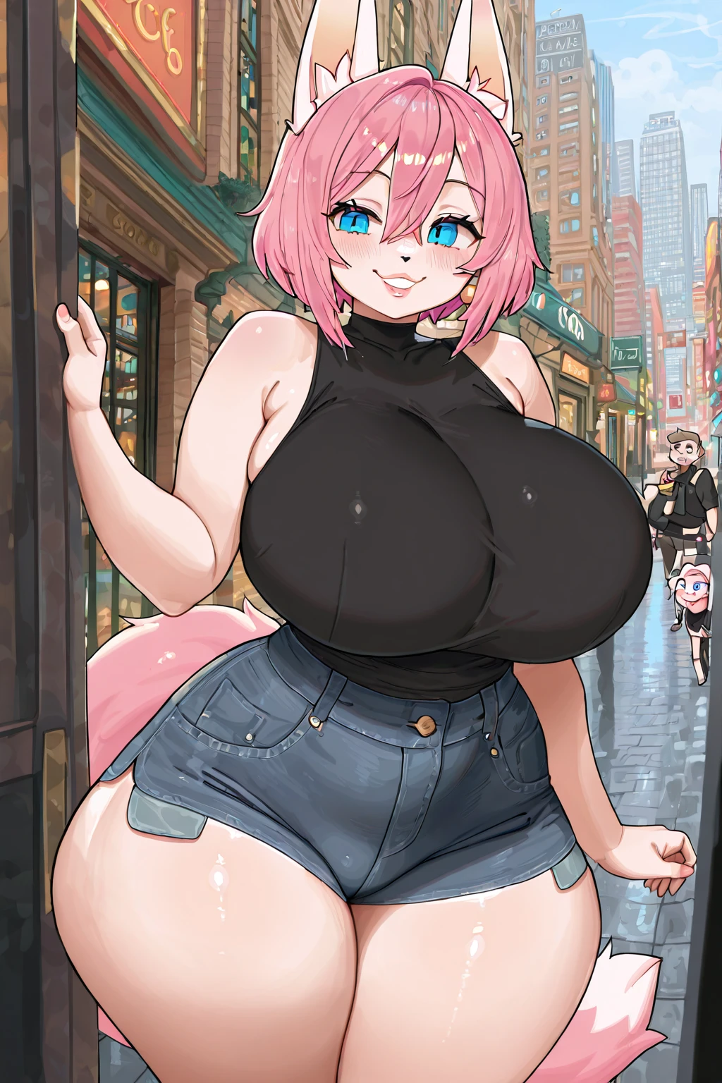 (masterpiece, best quality, detailed, realistic, highres:1.2), young american woman, detailed face, beautiful face, (????????????????:1.8), (bursting ???????:1.3), micro ??????, leaning forwards, thin, slender, open smile, ?????, carwash, enthusiastic crowd