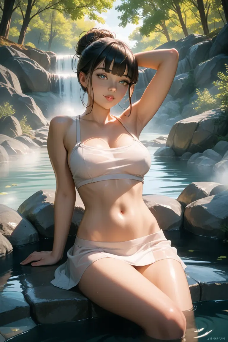 ((top-quality、8K、​masterpiece:1.3)), Beautiful expression, (photographrealistic:1.4), Soft lighting, (High detailed skin:1.3), 8K UHD, Digital SLR, hightquality, hight resolution, 4K, 8K, absurderes, Best ratio 4 fingers 1 thumb, (realisitic:1.4), ((Realistic middle ?????:1.3)), Highly detailed facial and skin texture, A detailed eye, 二重まぶた, full-body view, 1girl in,

The most beautiful swim in the caves,????,