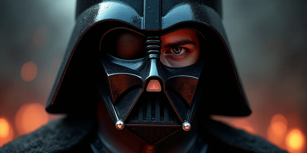 Darth Vader laughs and he looks like a derp