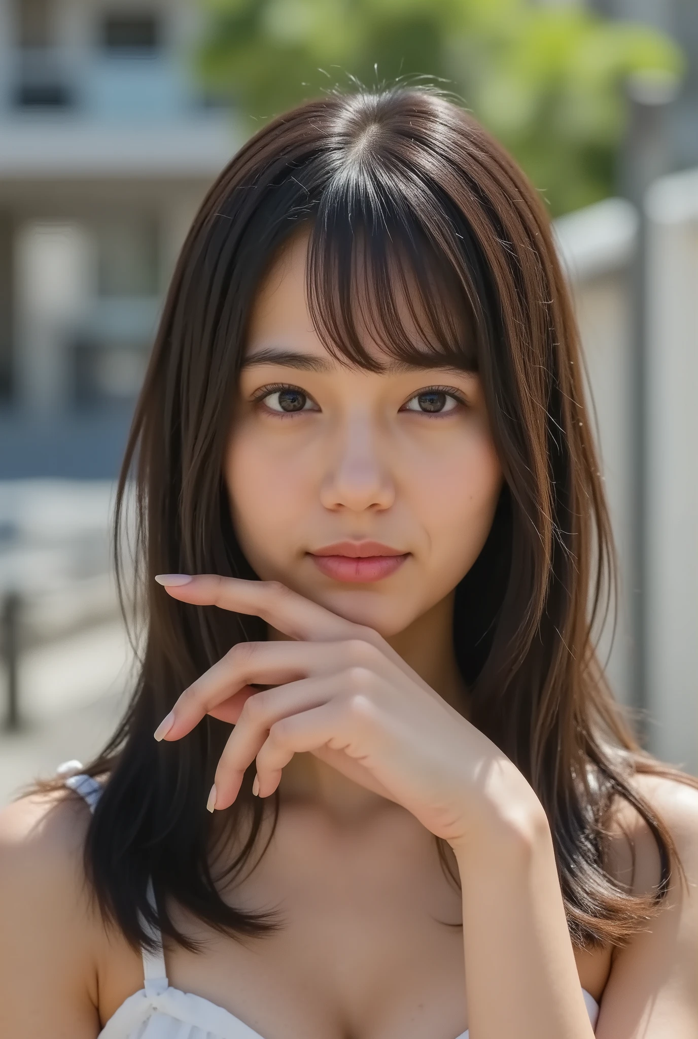 Beautiful 38 year old woman 、portrait photography