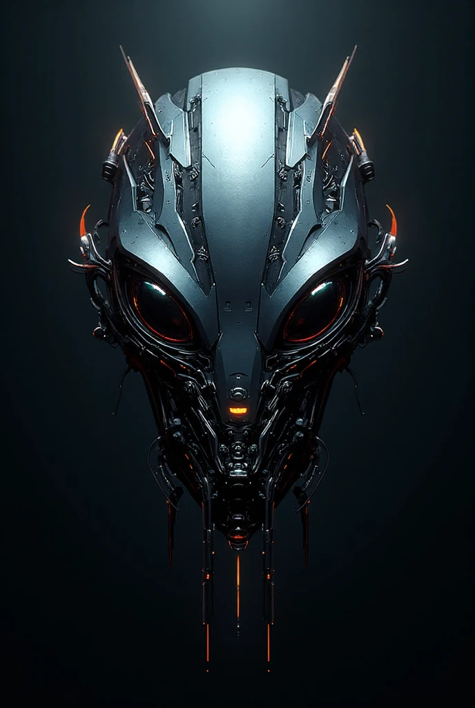 ((mejor calidad)), ((obra maestra)), (detallado), Create me a LOGO for with a design that mixes Technology with alien H. R. Giger style, that says “NEURAL NEXUS”.