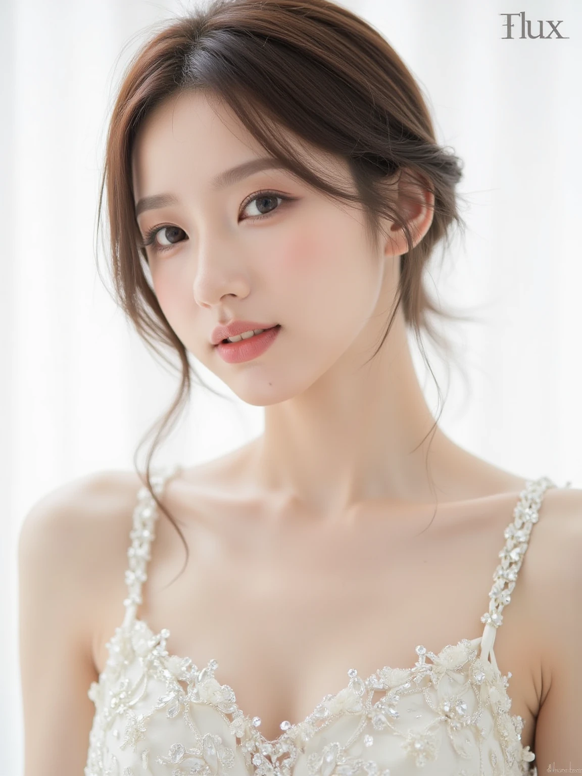 Best image quality, 8K, (Ultra-high resolution:1.5,Japanese,Delicate eyes,Sensitive face,Attractive face、palace、、tiara、