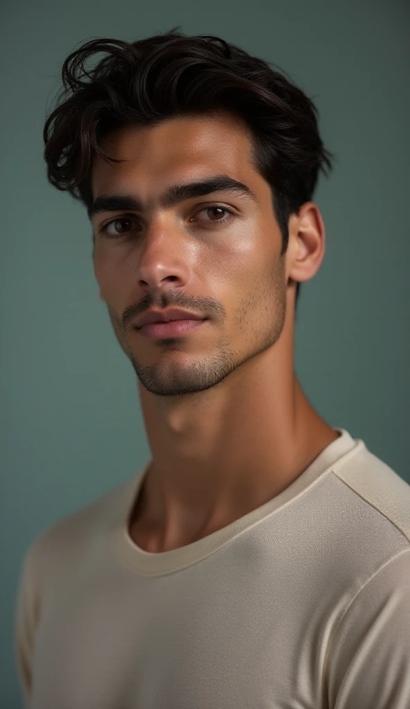 Wearing black leather jacket