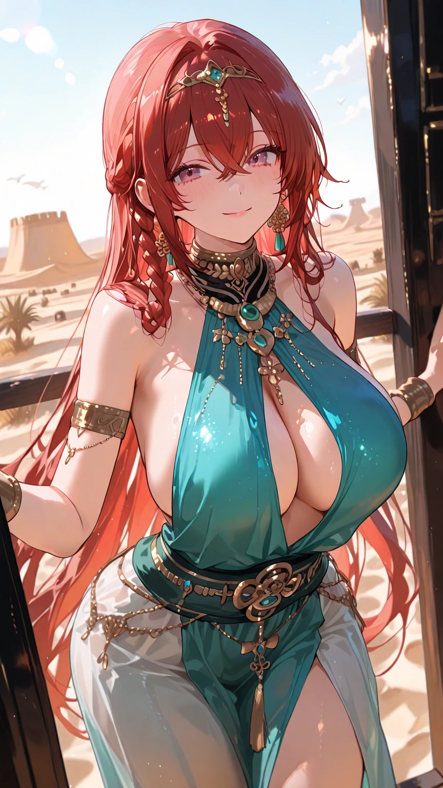 Adult woman 40 years old, en bragas azules y sujetador, Cabello largo y dorado, Agua baja, Cintura delgada, pechos enormes, Cofre enorme, Oppai Relationship, cuerpo entero de pie en la puerta del dormitorio, Anime de los 80, Anime retro de los 80