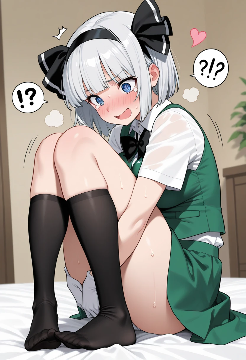 looking at viewer,squatting,focus on panties,angry,{{{disgust:1.5}}},{shaded face},{{{clenched teeth:1.1}}},show off panties,{shaded face},{{{lace pantied}}}　,miorine rembran,long hair, {{{pleats skirt}}},defmiorine, green jacket, red necktie, green skirt, 
,Squat,looking down at viewer,Squatting,looking down at viewer,((masutepiece,hight resolution)),((masutepiece,hight resolution)), masutepiece, Best Quality, , absurderes, Perfect Skin, Detailed skin texture, ultra-detailliert, 8K, Intricate details, beautifull detailed face,hight resolution, 1girl in ,Looking down,looking down at viewer,masutepiece, Best Quality, Insanely detailed, absurderes, Perfect Skin, Detailed skin texture, ultra-detailliert, 8K, Intricate details, beautifull detailed face,NSFW,NSFW,,low angle shot,Front view,,Uncensored,{shaded face},indoors,locker room