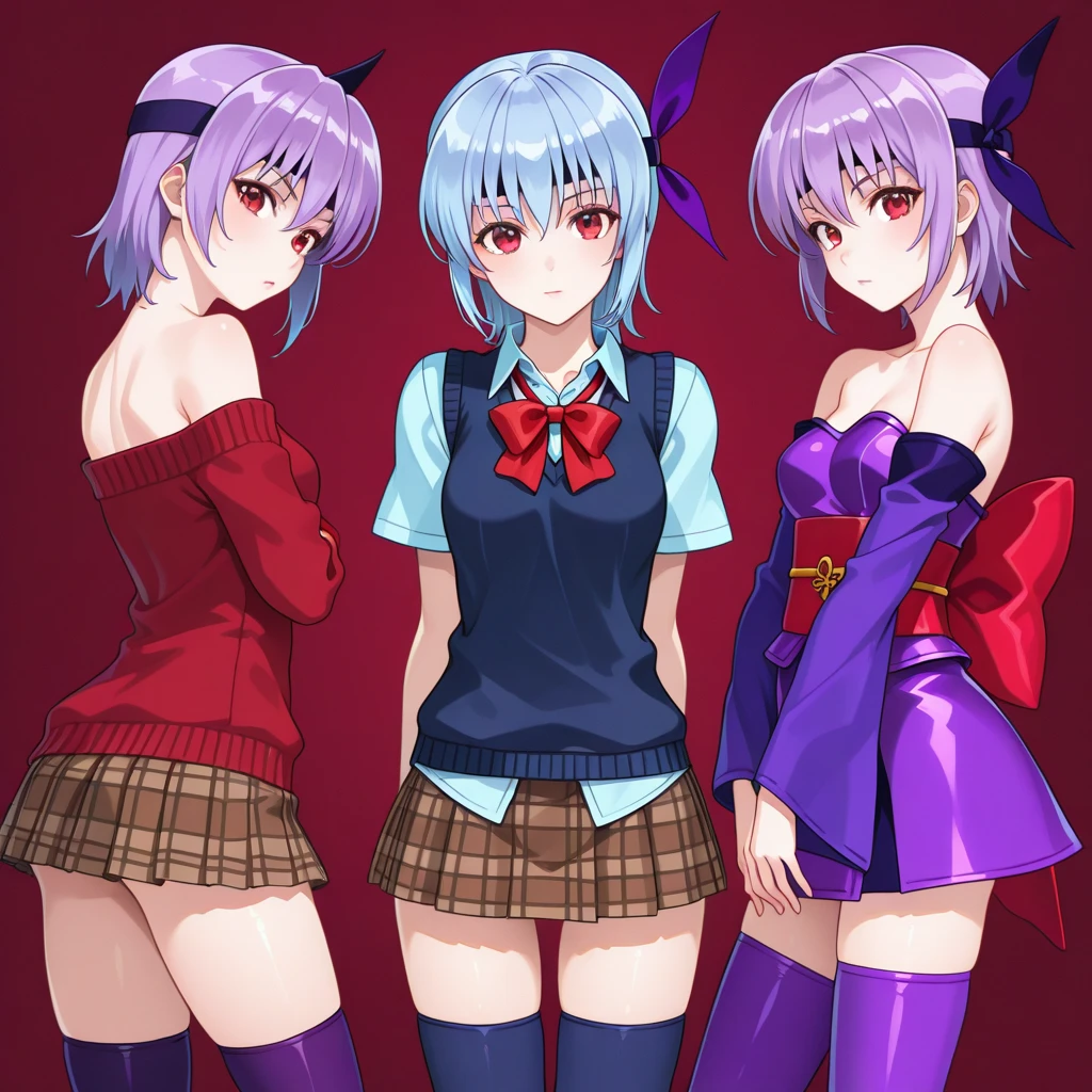 Red hair, green eyes, Anniedef, short hair, white background, smoll stature, flat cheast, flat tits, small breasts, 1 girl, show tits, one girl, Open mouth, small stomach, curvy waist, round butt, show tits, small belly, clear skin, 1 girl, cute girl, smoll tits, curvy waist, good butt, (t-shirt lifting), purple t-shirt, black eyeshadow, fake pink bear ears, red and pink stockings, smile teeth, one girl, pink , forest, show , purple skirt, pink backpack, (skirt lifting), 1 girl, 1 girl, one girl 