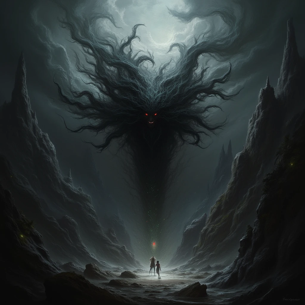 ( best quality , 8K UHD, photorealistic ,masterpiece, accurate, masterpiece)( random angle:1.5) painting of a man standing in front of numerous skulls,  Scenery from Hell,  very elaborate work by Beksinsky ,  Hell Background ,  walking through hell , In hell, the final battle In hell, Surreal hell, Horror fantasy art, Beksinsky high definition painting , Beksinsky's masterpiece, satan In hell, Beksinsky style 





