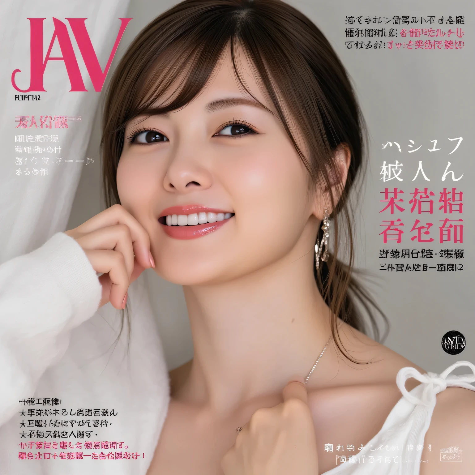 nsfw, explicit, Fujifilm XT3, (masterpiece: 1.3), (RAW photo: 1.3), professional photo, perfect lighting, studio shot, highly detailed, realistic skin, double eyelids, perfect makeup, (long dark brown hair, parted Asymmetry), soft shadows, (Beautiful face: 1.1), (Smile: 1.3), (Large breasts: 1.3), Captivating eyes, (Sexy pose: 1.1), (Beautiful breasts: 1.1), (Big breasts: 1.2), (Slim waist: 1.1), (Slim waist: 1.1), (Earrings, necklace: 1.1), Glossy lips, (Professional photo, sharp focus, cinema light, film grain: 1.2), Beautiful figure standing out against the background, (Sexy idol DVD cover: 1.3), (Bold English text overlay, Porn DVD cover title, Vivid typography: 1.3), (Collage-style layout, multiple frames, Aesthetic porn DVD composition: 1.2), JAV idol DVD cover, purple zebra print micro bikini,