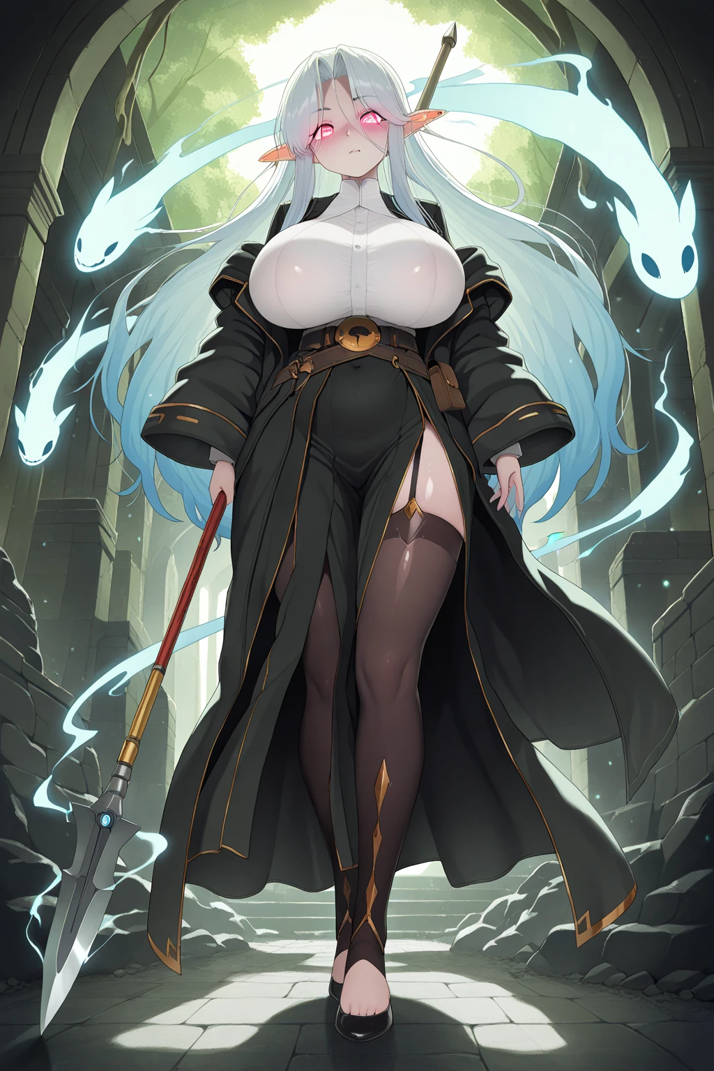 ranni the witch from elden ring, ((((gigantic breasts)))), , hd, high quality, 4k