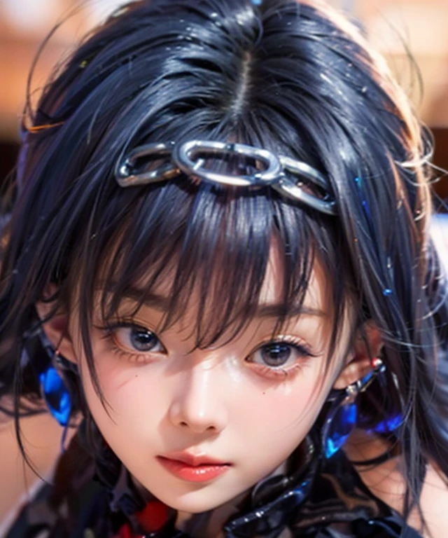 1980s WomenBlack womenAfrican VoodooZombiesHeavy Metal Bands1980s Women1980s GirlsBlack WomenBlack WomenAfrican VoodooZombiesHeavy Metal Bands ..., come back,  Undead sensuous African female punk rock star , Adult female (Black women, Black women, Black Africans, Dark Skin:1.1), Full body image, Portraiture, Beautiful Face, photograph, photographshoot, Curly Afro Hair, Golden Tattoos, lipstick, eyeliner, eye shadow, Beautiful Eyes,Turchin,Gustav Klimt, Very detailed, airbrush, Fascinating deep multi-colour,16K resolution, humidity, complex, colorful,Prudent, mysterious,3D Rendering,Symmetrical face,sensuous, iridescent, Shiny, Fantasy, guitar, Provocative, Rotten Flesh and Stitches, Monstrous, horor, Scared, Kinda evil, Blood ghost,  Blood,  Elvira  of the Dark,  large breasts,  Oily skin , graves,  Blood,  Spread your legs、Noir painting of a beautiful young witch,dark purple lips, evil, evil female, smile, Black Prom Dress, She is coming to you, close, Bright Blue Eyes, Surrounded by swirling pink smoke, Genuine, High detail, Highest quality、Esoteric arachnids lady, Spider Queen Elise, League of Legends, Esoteric arachnids, Combat Stance, ( The body is made with liquid metallic paints in metallic mauve and metallic black.......、It beautifully depicts the female form.......。), length, Sharp Fangs, nature, ((Complex metallic color in the foreground)),  (( Fluid Mechanics, The most beautiful smooth scale face makeup, Smirking expression)) - Dark Blood, Onyxia、