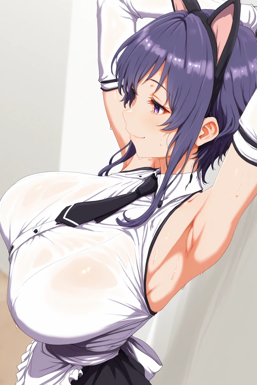 Browsing Caution,Sweat,White Breath,Demon slayer,Shinobu Kocho,Futanari,Sleep on your back,room,((Big Breasts)),Side view,Doggy style sex,Ahegao,((Description of body shaking)),,Large areola,Cum on belly,One girl with short hair