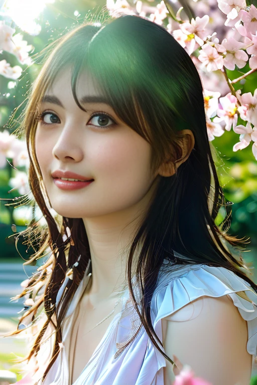 (((Exposing  1.6))),(((Exposing  1.6))),(((Exposing  1.6))),masterpiece, Highest quality, 8k, Absurd, Beautiful medium long bob hair,Woman in her late 20s, That shy expression is cute, （Sensual Style）,(（Seven episodes were filmed...........1.4）), ( 1.5), No makeup, The near road and the far road, Written boundary depth, Surreal, High resolution, photograph, Sharp focus, Face lamp, Dynamic Lighting, highest detailed, ,Extreme detaileds、Super detaileded、detailed、Real Skin、elegant features、Positive and optimistic、（The background is a colorful flower field)