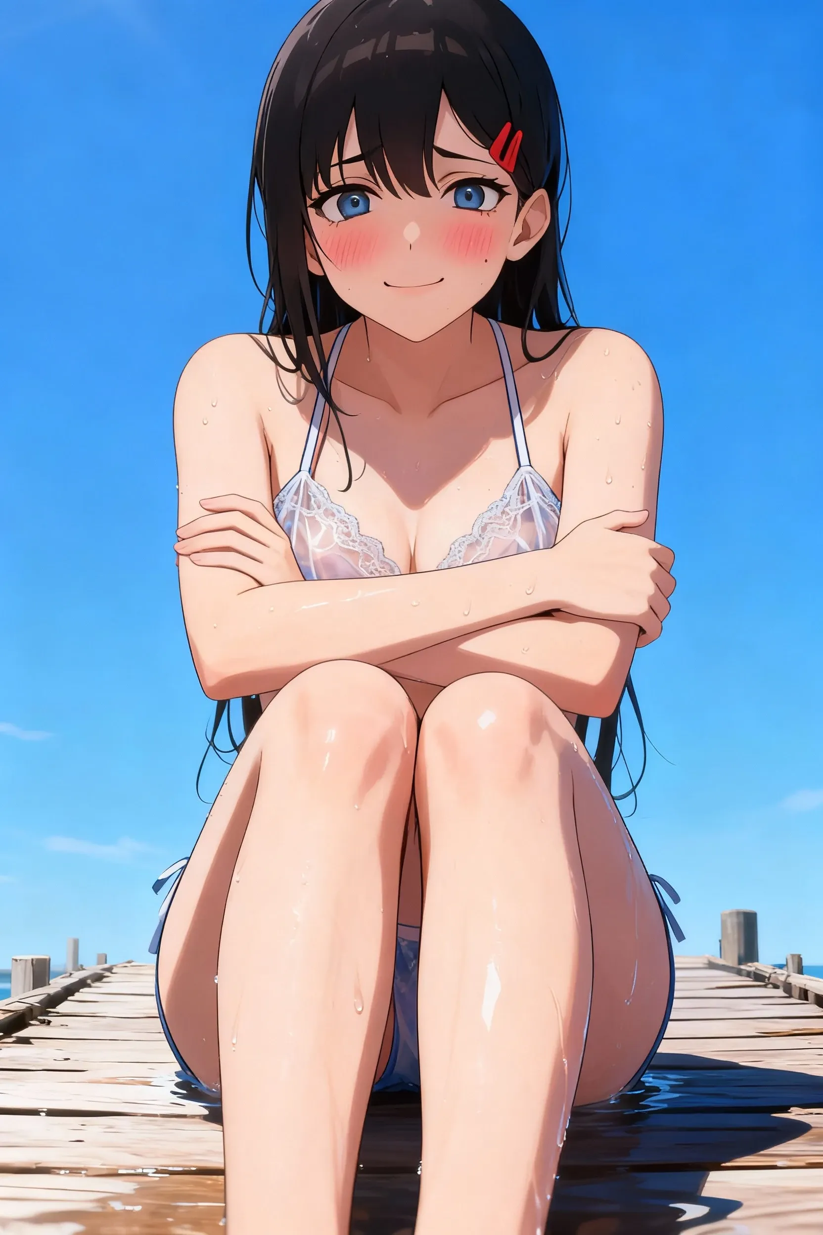 (masutepiece.top-quality). 1 girl in.Detailed face、face perfect.delicated face、girl in delicate clothes、Textured skin、黒色のHair is short、Hair is short、((Shortcut Girl))、(Horse-eared girl)Horse-eared girl、((Beautiful blue eyes)).Delicate and beautiful eyes、Eyes written in detail、Reflected eyes.(A little red in the face:0.8)、8k wallpaper、Reflected Light、highestdetailed、Convoluted、Textured skin、Detailed skin、(ultra res)、ShortcutHair is short,nsfw,1girl wince (orgasm:1.5) sexual climax best quality 
 ((bristly pubic hair)) (vaginal) (small breasts),(long breasts long nipple),1girl,spread legs,((bristly pubic hair)),(peeing)(pussy juice)(1boy Open vagina for hands) {{{{{{{{{{vagina close up}}}}}}}}}},{{{pink vagina}}},{{{{{{{pink labia}}}}}},{{{{{pink clitoris}}}}},{{{{{pink uretus}}}}},spread vagina,completely nude,nsfw,squirt,, best quality, amazing quality, very aesthetic, absurdres (from below)