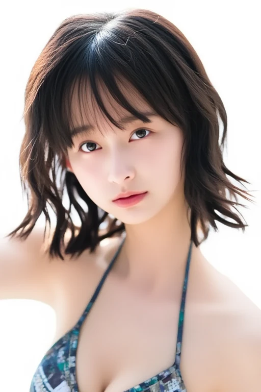 highest quality,Photo quality,Ultra high definition,actress,cute hairstyle,short bangs,(:1.4),professional lighting,