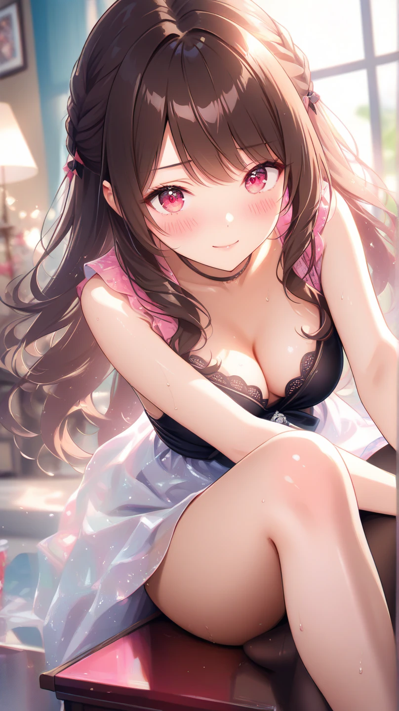 {{{{{16k,Ultra High-resolution realistic photograph of neat virgin junior high school girl's in loungewear as pretty as a actress in the  lounge, junior high school girl's  expression at the moment she loses her virginity, She is a pure junior high school girl, but with each stroke she grew to love , shaking her hair with a superb  piston, her body hot and musky and naturally vocalizing, the unknown sensation enveloping her and dyeing her  expression, The junior high school girl's sexuality is rising and her  is so hot that she looks like she's about to go  crazy}}}}},{{Extremely detailed}},{{{{{dye her cheeks flush and integrated her head pure small, thick lips, Enchanting thick gross idol's Lips}}}}},{{{{{the bang straight hair}}}}},{{{{{with deep and  cleavage, She get more attractive and smoother her body, her expression and appearance are transformed into that of a pure, Her shame when her loungewear is rolled up exposing her body, Her white  are so fluffy, and are depicted in great detail, cutely budding , She's in junior high school, but her  appeal from her cleavage fills the room, An junior high school girl is still tiny, but her bodyline and  and  are getting sexier and girl who was just a  gets a large amount of female hormones flowing through her and her expression becomes woman}}}}}