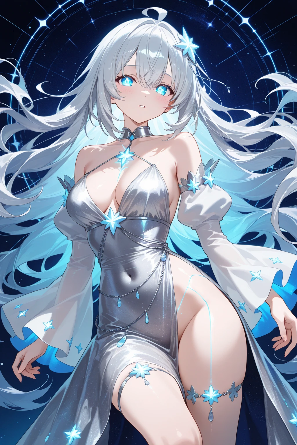 Photo of the inverted starry sky