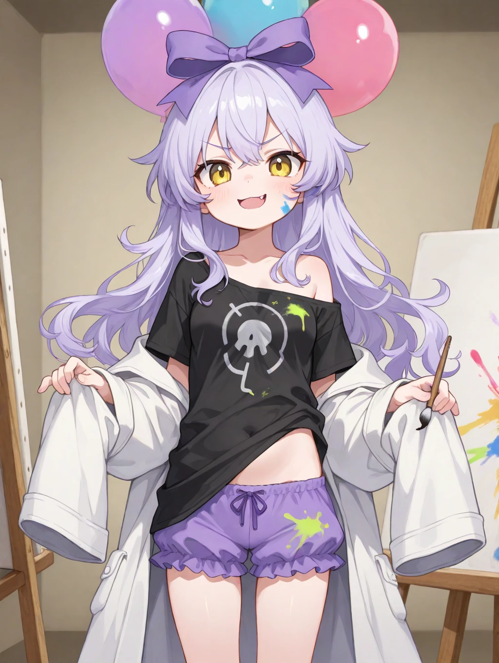 Children's Dog Girl　short height　nipple　Dog collar　2 people　furry cute top quality　Happy time　 best image quality, ultra high resolution, 　pussy　fancy　dream-like　fluffy　small breasts　　Book　lanthanum　Pink cherry blossom petals are dancing　night　moon　pink ribbon