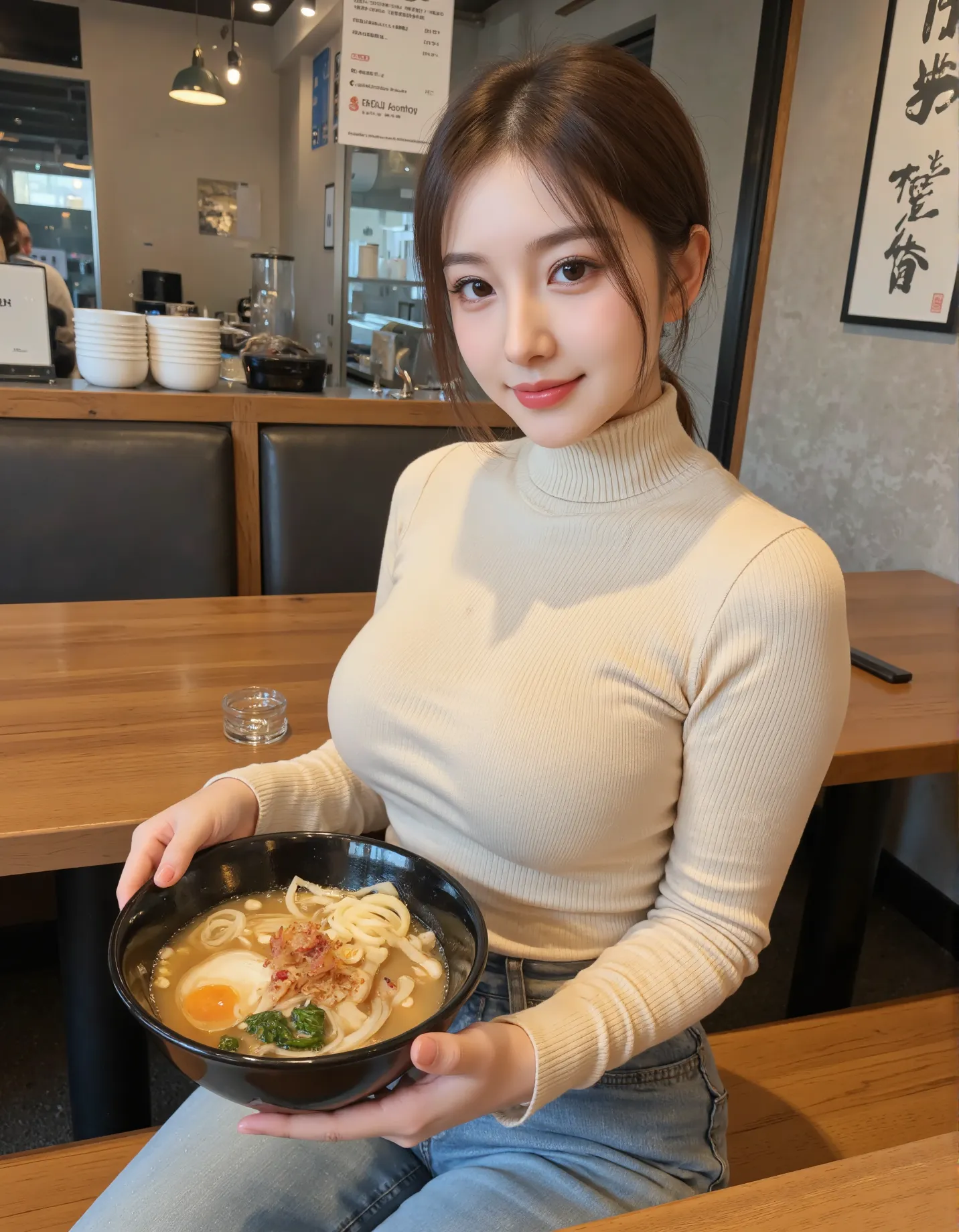 ラーメン店ポートレート生成