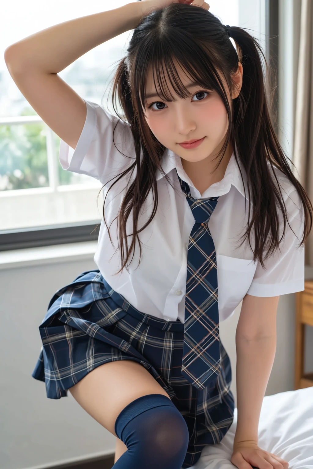 Frightened expression、Embarrassed look、、、、、Wearing black loafers、Glowing Skin、、、、Big Breasts、Big Tits、My chest is about to burst、wearing only socks、Not wearing 、pretty girl、high quality、masterpiece、、Young girl、Beautiful girl face、A beautiful girl with a very beautiful face、Bent knees、Young girl,Spread your legs,masterpiece,high quality,Photo of a girl 10 years old、blonde、Long Hair、Straight Hair、Daytime in the city、Many people々々