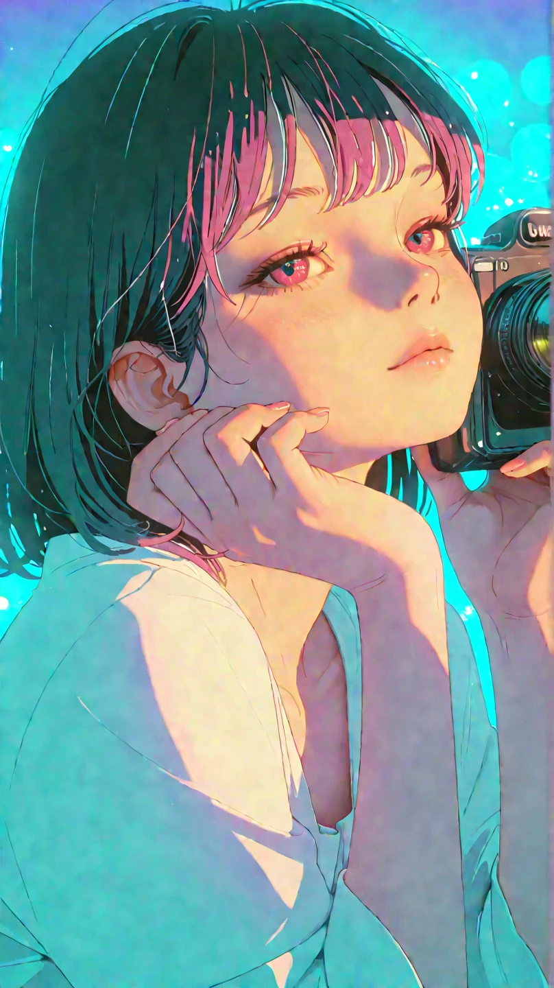 Jesus Christ telling a story to his people, portraite, center imageizada, Look to the camera, image a little distant, directly to the viewer,   Look ahead,  picture-perfect,environment illuminated by sunlight,moderno, 8K, height details hd,  real face ,  Look to the camera,  in front of a camera,  frontal photo, looking at the camera, center image, frame in front, center imageizada, positioned the image in the center, the whole body in the image, all the heads in the picture 